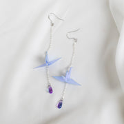 Colorful Thousand Paper Crane Earrings – Thoughtful Gifts — 5