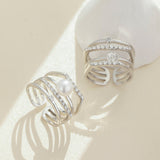 Sterling Silver Pearl Eardrop Frame Women's – Gifts for Her — 4