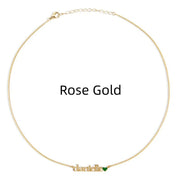 Name Pendant Heart-shaped Necklace For Ladies – Jewelry Gift Ideas — 3