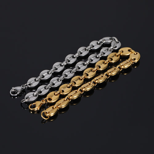 Coffee Beans Link Chain Bracelet – Jewelry Gift Ideas — 2