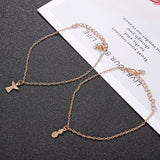 Foot Chain Alloy Angel Pineapple Pendant Combination – Stylish Gifts — 5