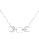 Simple Hollow Rose Stainless Steel Necklace Women – Jewelry Gift Ideas — 9