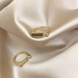 Vintage niche design zircon marble ring – Unique Gift Ideas — 9