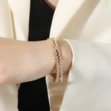 Women's Wave Diamond Simple All-match Bracelet – Jewelry Gift Ideas — 1