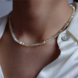 Fashion Faceted Yuanbao Crystal Necklace – Jewelry Gift Ideas — 6