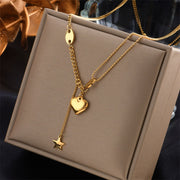 High-end Love Pearl Pendant Multi-layer Chain – Jewelry Gift Ideas — 3
