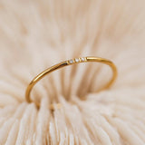 Non-fading Diamond In The Debris Japanese Ring Simple – Surprise Gifts — 2