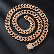 13mm Cuban Link Chain Spring Release Buckle Alloy – Jewelry Gift Ideas — 17