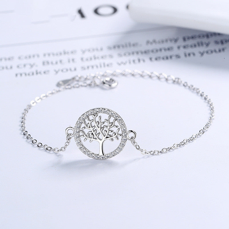 Sterling Silver Tree Of Life Bracelet Women's – Jewelry Gift Ideas — 1