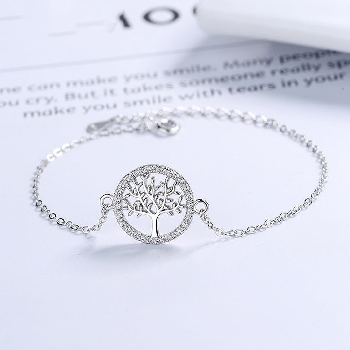 Sterling Silver Tree Of Life Bracelet Women's – Jewelry Gift Ideas — 1
