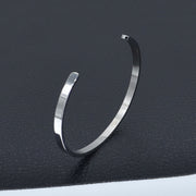 Fashion Pure Color C-type Titanium Steel Bracelet – Stylish Gifts — 5