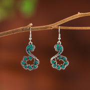 Chinese Style Vintage Drop Earrings With Diamonds – Stylish Gifts — 2