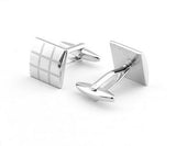 French Checkered Laser Check Cufflinks For Men – Gifts for Him — 4