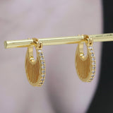 18K Gold & Small Medium And Large Brass Zircon – Unique Gift Ideas — 5