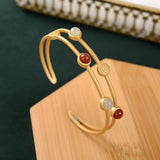 Women's Round Fashion Sapphire Bracelet – Stylish Gifts — 4