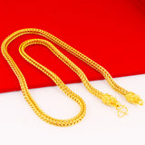 18K Gold Plated Faucet Fox Tail Necklace Men's – Jewelry Gift Ideas — 3