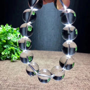 Natural White Crystal Single Circle Bracelet – Jewelry Gift Ideas — 4