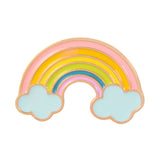 Creative rainbow cloud badge brooch – Jewelry Gift Ideas — 13