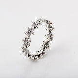 Rose Gold Daisy Group Ring Small Daisy Flower Simple – Stylish Gifts — 6
