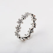 Rose Gold Daisy Group Ring Small Daisy Flower Simple – Stylish Gifts — 6