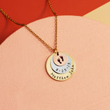 Disc Birth Brand Series Necklace Handprint – Jewelry Gift Ideas — 2