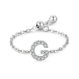 Letter Chain Ring Female Fashion Niche Design Love – Stylish Gifts — 7