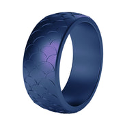 Fish scale men's ring – Gifts for Him — 5