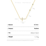 Special-interest Design 18k Golden Cross S925 – Jewelry Gift Ideas — 2