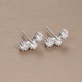 Sterling Silver Needle Geometric Stars Three Large – Useful Gifts — 8