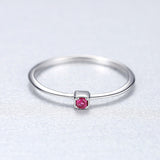 S925 sterling silver gemstone ring – Thoughtful Gifts — 10