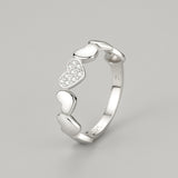 S925 Silver Sweet Personality Heart-shaped Micro – Gift Ideas — 10