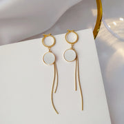 Female 925 Sterling Silver Needle Pearl Earrings – Gifts for Her — 10