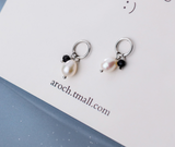 Black crystal earrings – Small Gift Ideas — 4
