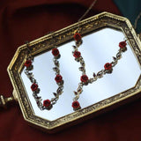 Romantic Rose Flower Bracelet Women's Vintage – Jewelry Gift Ideas — 2