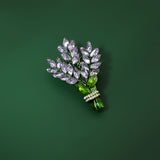Women's Temperament Fashion Lavender Shape Brooch – Stylish Gifts — 7