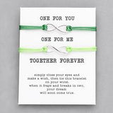 Wish card couple bracelets – Gifts for Couples — 2