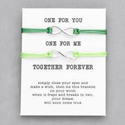 Wish card couple bracelets – Gifts for Couples — 2