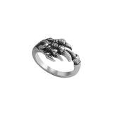 Hip Hop Halloween Eagle Claw Skull Retro Punk Ring – Everyday Gifts — 5