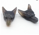 Carving Wolf Head Pendant Tiger Eye Stone Crystal – Jewelry Gift Ideas — 5