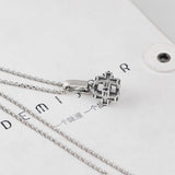 Retro Distressed Niello Jewelry Cross Square – Jewelry Gift Ideas — 12