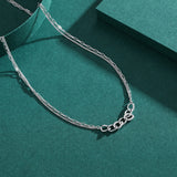 Chain-shaped Double-layer Necklace Female S925 – Jewelry Gift Ideas — 7
