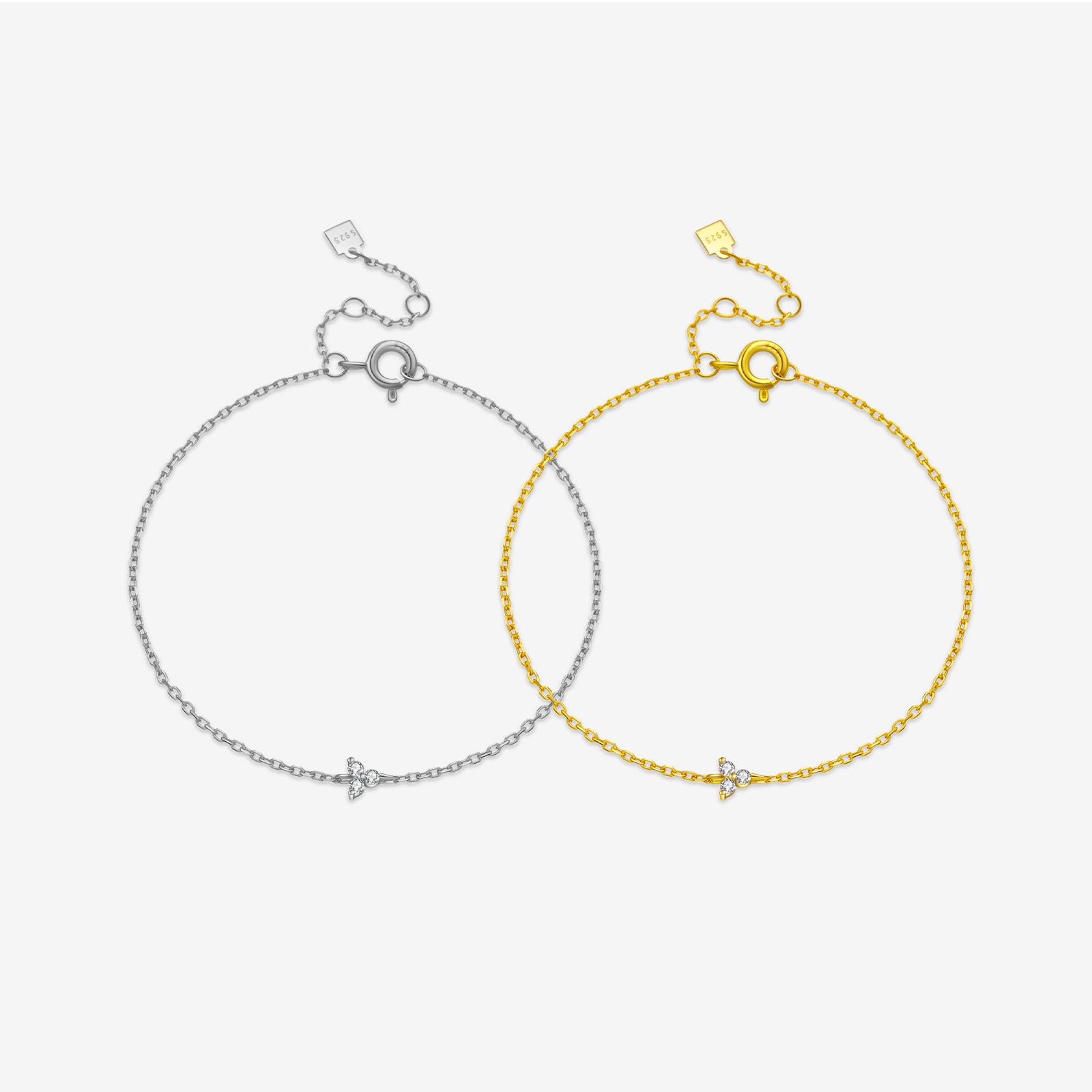 925 Sterling Silver Bracelet Women's Simple – Jewelry Gift Ideas — 1