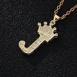 Stainless Steel Chain Zircon Alphabet Pendant – Jewelry Gift Ideas — 3