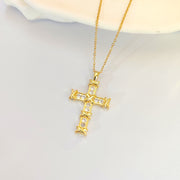Zircon Cross Necklace For Women Light Luxury – Jewelry Gift Ideas — 2