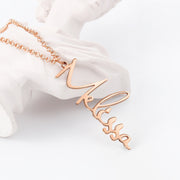 Personalized Signature Name Necklace Stainless – Jewelry Gift Ideas — 8