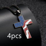 Flag Cross Necklace – Jewelry Gift Ideas — 19