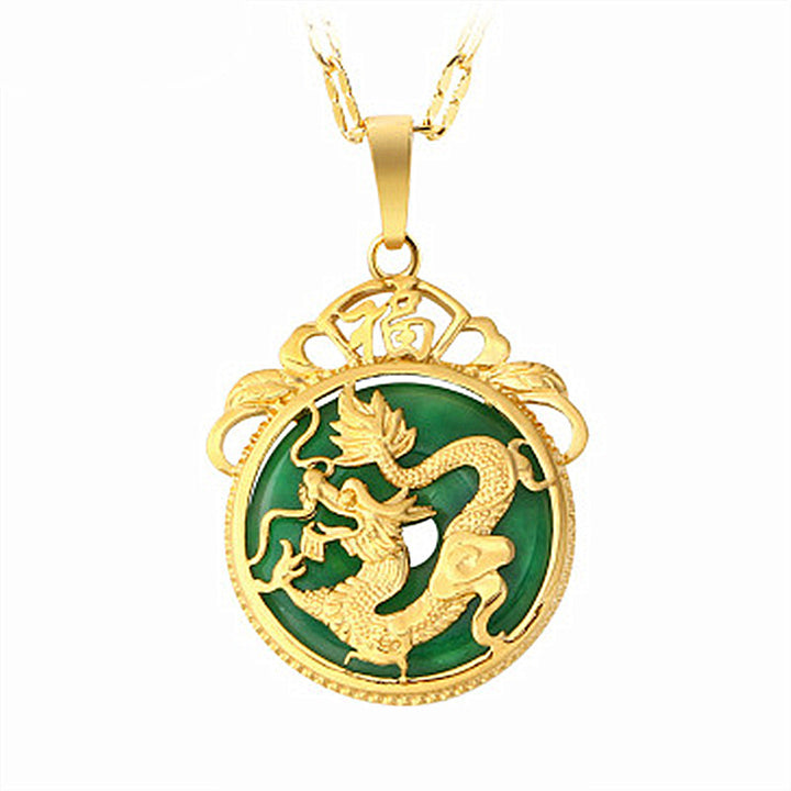Malay Jade Tyrannosaurus Pendant Necklace – Jewelry Gift Ideas — 1