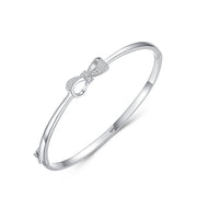 S925 Sterling Silver Bow Bracelet Female – Jewelry Gift Ideas — 4