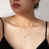 Cross Pearl Necklace Versatile High-grade Autumn – Jewelry Gift Ideas — 5