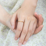 S925 Silver Hollow Print Ring Simple – Meaningful Gifts — 4